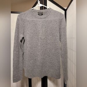 Halogen Sw,eater Women's XS Gray Cashmere Crew Neck